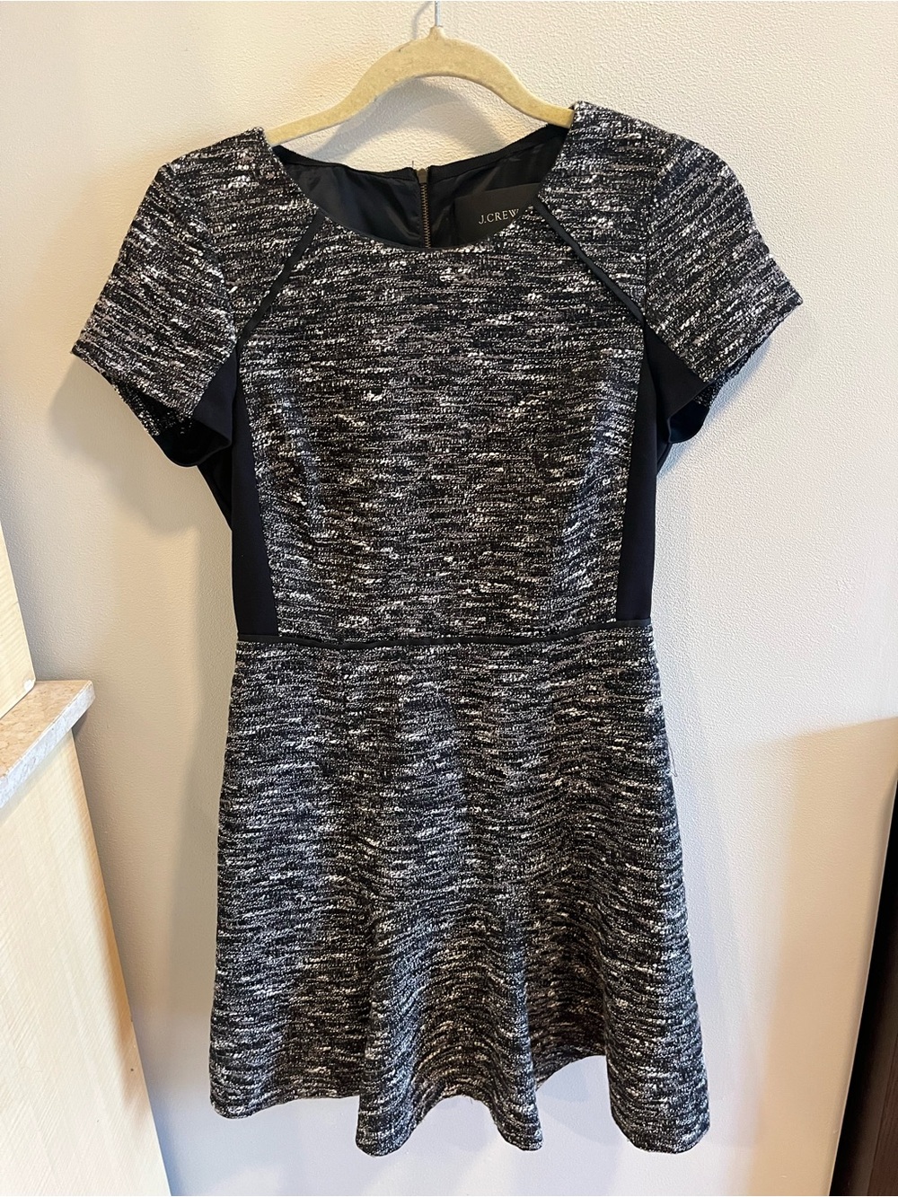 J.Crew Tweed Short Sleeve Dress